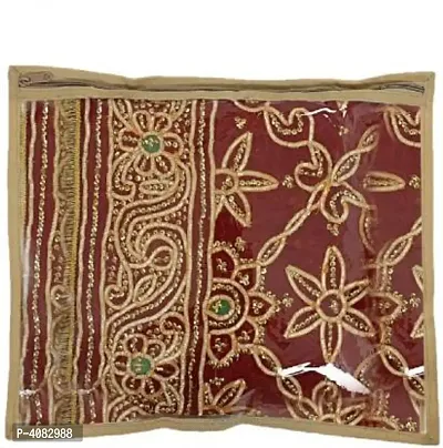 Premium PVC Transparent Saree Cover ( Pack Of 12 Pieces )-thumb3