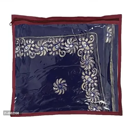 Premium PVC Transparent Saree Cover ( Pack Of 12 Pieces )-thumb3