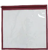 Premium PVC Transparent Saree Cover ( Pack Of 12 Pieces )-thumb1