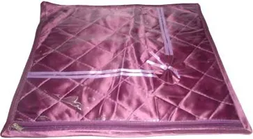 Premium Pack of 1 Rexine Single Saree Cover Gift Organizer-thumb2