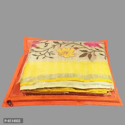 High Quality Multipurpose Non Woven Single Packing Saree Covers(12 Pieces, Orange)-thumb2