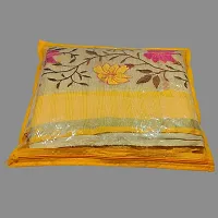 High Quality Multipurpose Non Woven Single Packing Saree Covers(12 Pieces, Yellow)-thumb1