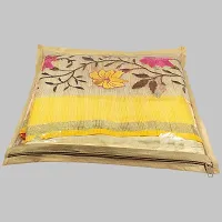 High Quality Multipurpose Non Woven Single Packing Saree Covers(12 Pieces, Golden)-thumb1