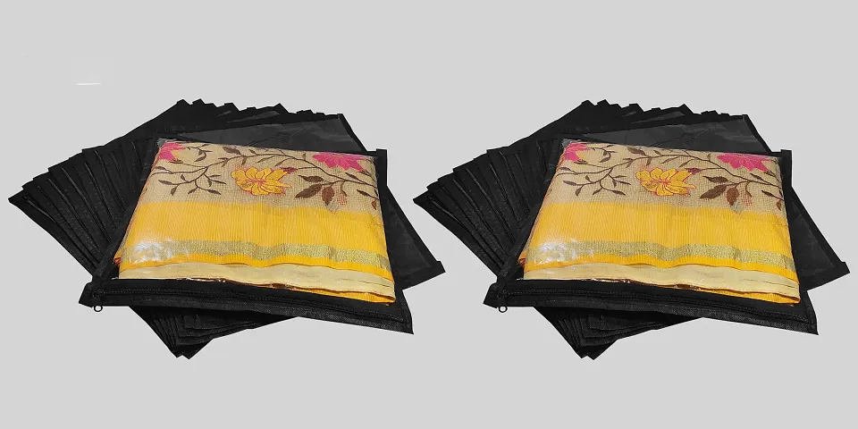 High Quality Non Woven Single Packing Saree Covers (24 Pieces)