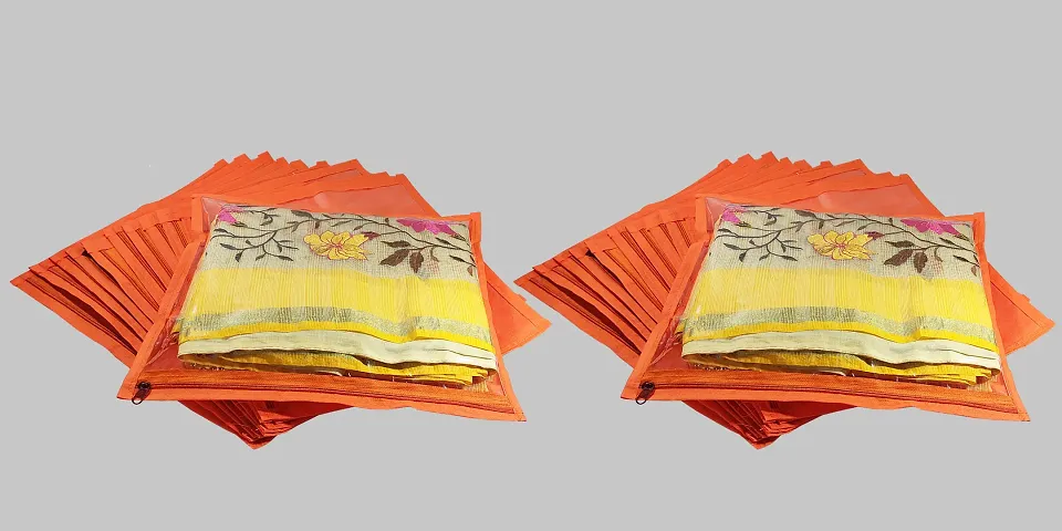 High Quality Non Woven Single Packing Saree Covers (24 Pieces)