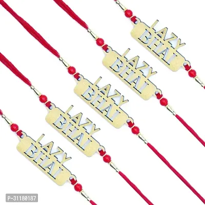 Designer Pendant Rakhi Pack of 5 For Brothers-thumb0