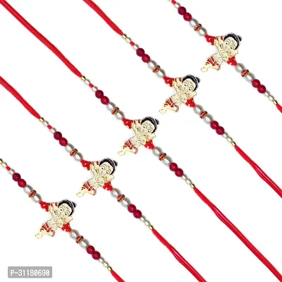 Designer Pendant Rakhi Pack of 5 For Brothers-thumb0