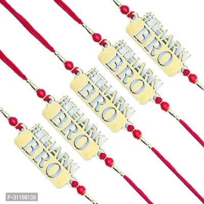 Designer Pendant Rakhi Pack of 5 For Brothers-thumb0