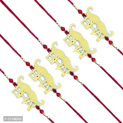 Designer Pendant Rakhi Pack of 5 For Brothers