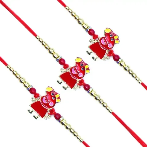 Designer Pendant Rakhi Pack of 2 For Brothers