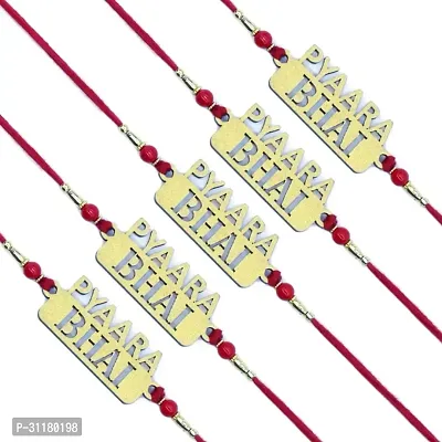 Designer Pendant Rakhi Pack of 5 For Brothers-thumb0