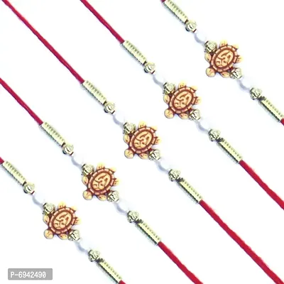 Set of Five Rakhi For Brother |  Send Rakhi to India For Brother |  Designer Rakhi | Premium Rakhi | Rakhi For Rakshabandhan For Brother GH6804-5