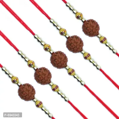 Set of Five Rakhi For Brother |  Send Rakhi to India For Brother |  Designer Rakhi | Premium Rakhi | Rakhi For Rakshabandhan For Brother GH7404-5