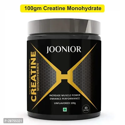 JOONIOR Creatine Monohydrate Micronized, Muscle Repair  Recovery, 33 servings Creatine  (100 g, Unflavoured)