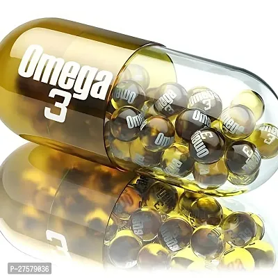 MADMEX Omega3 Capsule , Omega 3 fish oil capsule , 1000mg [360mg EPA  240mg DHA, 60 Softgel]  (60 No)-thumb4