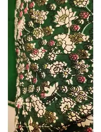 Stylish Georgette Bottle Green Printed Ready to Wear Stitched-thumb1