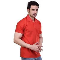 SMAN Men's Polo T-Shirt Regular Fit Half Sleeve Multi Color Combo Pack of 2-thumb4