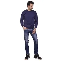 SMAN Round Neck Full Sleeve Men's Sweatshirt for Winter Multi Colors-thumb4