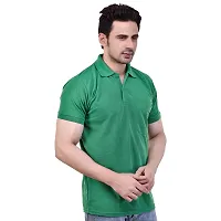 SMAN Men's Polo T-Shirt Regular fit Polyester Half Sleeve with Pocket Combo Pack of 2-thumb2