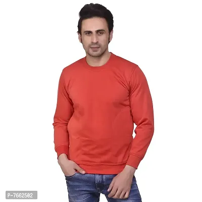 SMAN Round Neck Full Sleeve Men's Sweatshirt for Winter Multi Colors