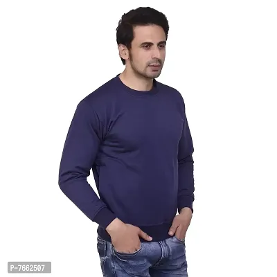 SMAN Round Neck Full Sleeve Men's Sweatshirt for Winter Multi Colors-thumb3