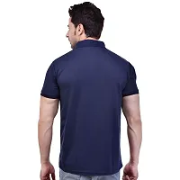 SMAN Men's Polo T-Shirt Regular Fit Polyester Half Sleeve with Pocket Combo Pack of 2-thumb3