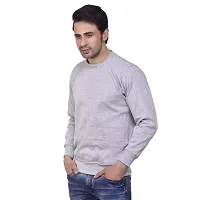 SMAN Round Neck Full Sleeve Men's Sweatshirt for Winter Multi Colors-thumb1