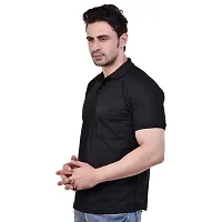 SMAN Men's Polo T-Shirt Regular Fit Half Sleeve Multi Color Combo Pack of 2-thumb4