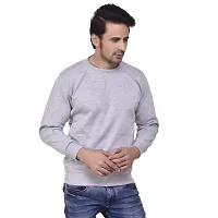 SMAN Round Neck Full Sleeve Men's Sweatshirt for Winter Multi Colors-thumb2