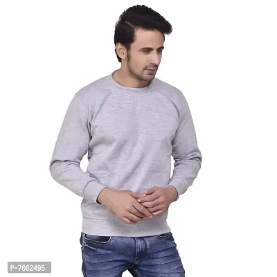 SMAN Round Neck Full Sleeve Men's Sweatshirt for Winter Multi Colors-thumb3