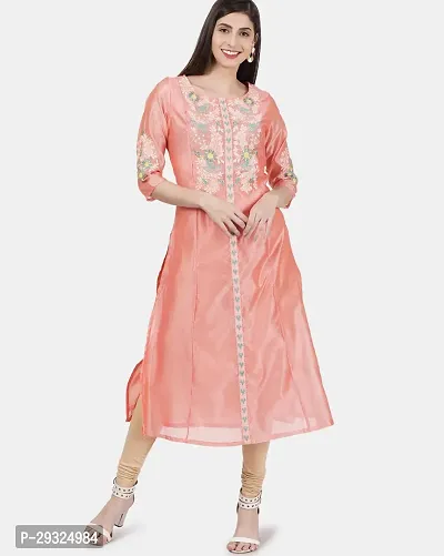 Stylish Cotton Stitched Kurta For Women-thumb0