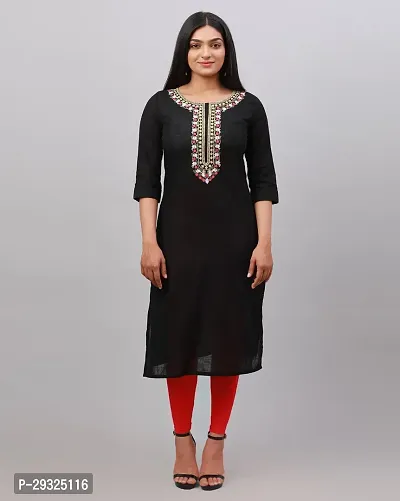 Stylish Cotton Stitched Kurta For Women-thumb0