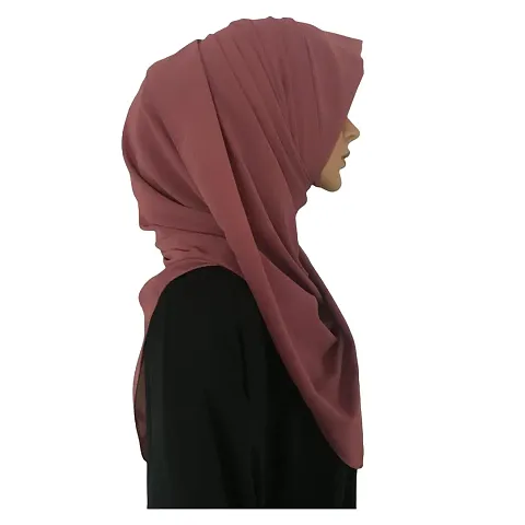 Stylish Chiffon Solid Hijab