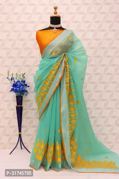 Beautiful Cotton Saree With Blouse Piece For Women