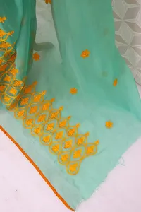 Beautiful Cotton Saree With Blouse Piece For Women-thumb1