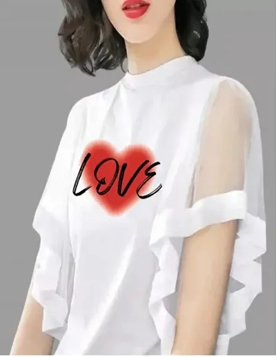 Fancy White T-Shirts For Women