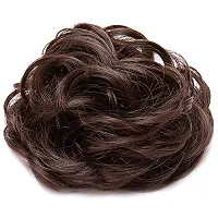 Akashkrishna Hair Juda Bun Hair Extension and Hair Bun Styling Accessories Natural Brown Pack of 2-thumb3