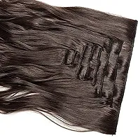 Akashkrishna Hair Curly Extensions For Women Curly/Wavy Hair Extensions Dark Brown, 45 gm Pack of 1-thumb3