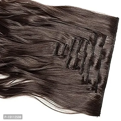 Akashkrishna Hair Curly Extensions For Women Curly/Wavy Hair Extensions Dark Brown, 45 gm Pack of 1-thumb4