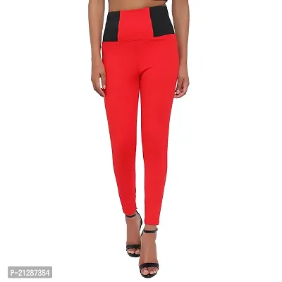 Buy 5 Tummy Tuck jeggings for women red Online In India At