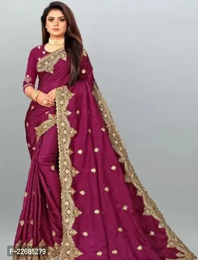 Elegant  Art Silk Saree with Blouse piece For Women