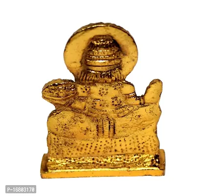 BANSIGOODS Gold Plated Metal Lord KUBER KUBERA VAISRAVANA EKAKSIPINGALA RAJA Statue Idol-thumb2