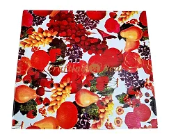 Fruits Design Wardrobe Kitchen Drawer Cupboard Cabinet Shelf Mat, Shelf Liner 5 Mtr (Multi)-thumb1