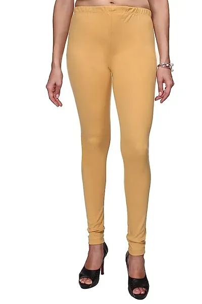 Fabulous Cambric Solid Leggings For Women