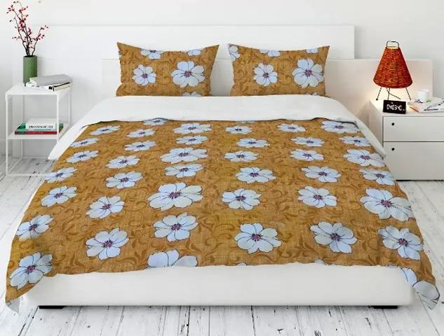 Premium Pure Cotton Queen Size Double Bed Sheet (90*100)