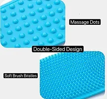 Bahtroom Brushes Body Back Scrubber Belt Masseger Products Best Silicon Bath Sponges Loofah Bath Acceries Men Women girls Boys All People Very Like This Brush-thumb2