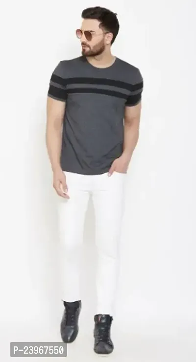 Stylish Cotton T-shirt For Men-thumb2