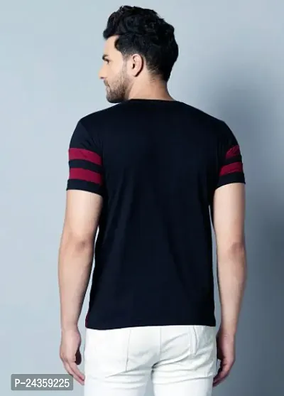 Stylish Multicoloured Cotton T-shirt For Men-thumb5