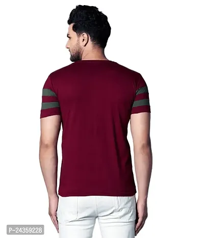 Stylish Multicoloured Cotton T-shirt For Men-thumb3