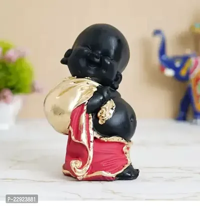 Royalbox Feng Shui Laughing Buddha With Money Potli For Wealth And Business Decorative Showpiece - 15 Cmnbsp;nbsp;(Polyresin, Multicolor)-thumb0